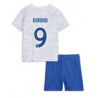 Francuska Olivier Giroud #9 Gostujuci Dres za djecu SP 2022 Kratak Rukav (+ Kratke hlače)